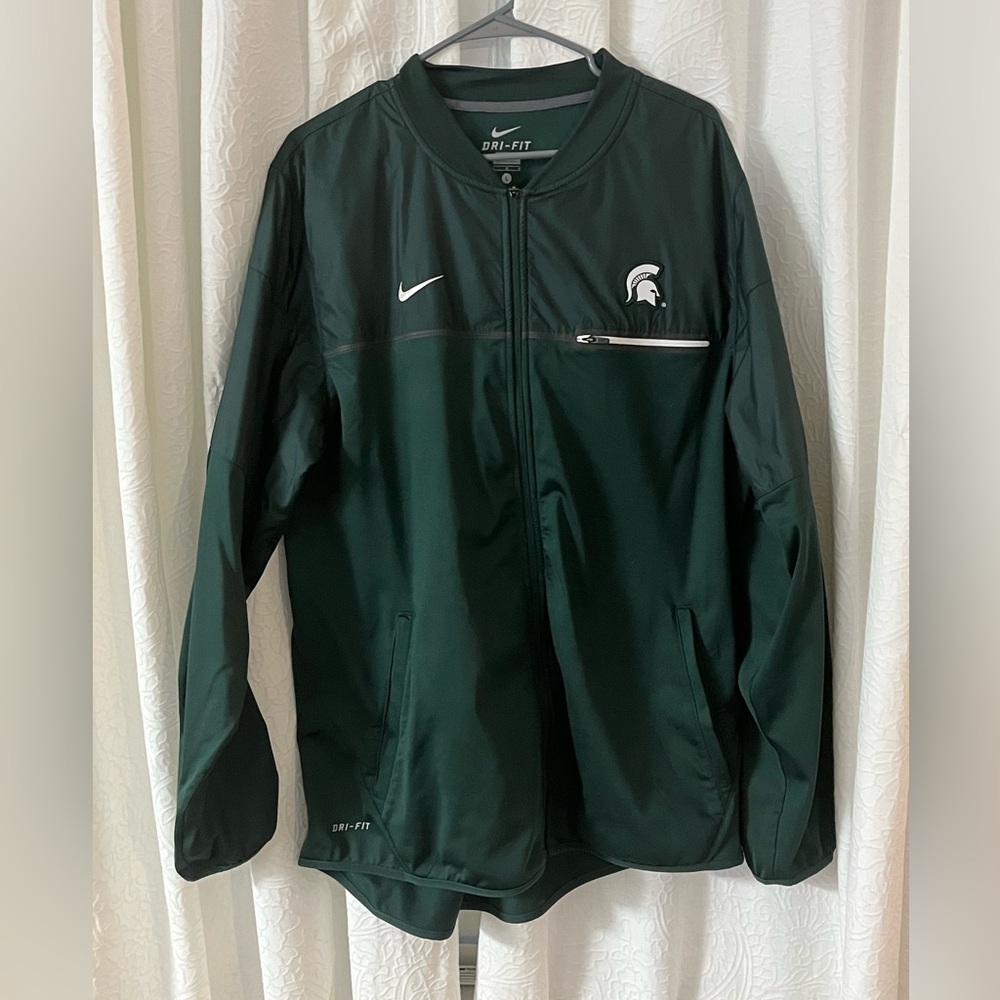Nike Dri fit Michigan State Spartans zip up